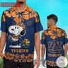 Snoopy Hawaiian Shirt for Auburn Tigers Fans