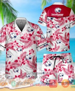 South Alabama Jaguars Hawaiian Shirt and Shorts Set for Men and Women