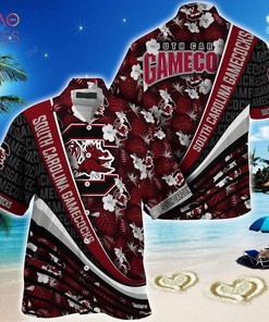 South Carolina Gamecocks Hawaiian Shirt - Trending Tropical Flower Pattern for Fans