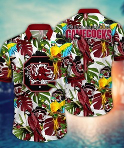 South Carolina Gamecocks NCAA Flower Hawaii Shirt For Fans Ver 1