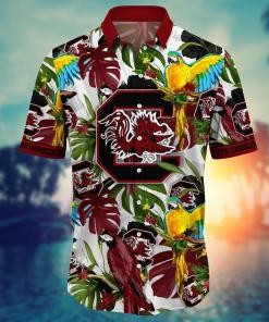 South Carolina Gamecocks NCAA Flower Hawaii Shirt For Fans Ver 1