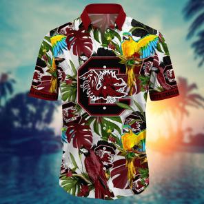South Carolina Gamecocks NCAA Flower Hawaii Shirt For Fans Ver 1