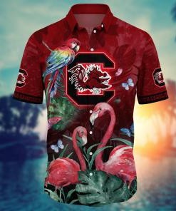 South Carolina Gamecocks NCAA Flower Hawaii Shirt For Fans Ver 11