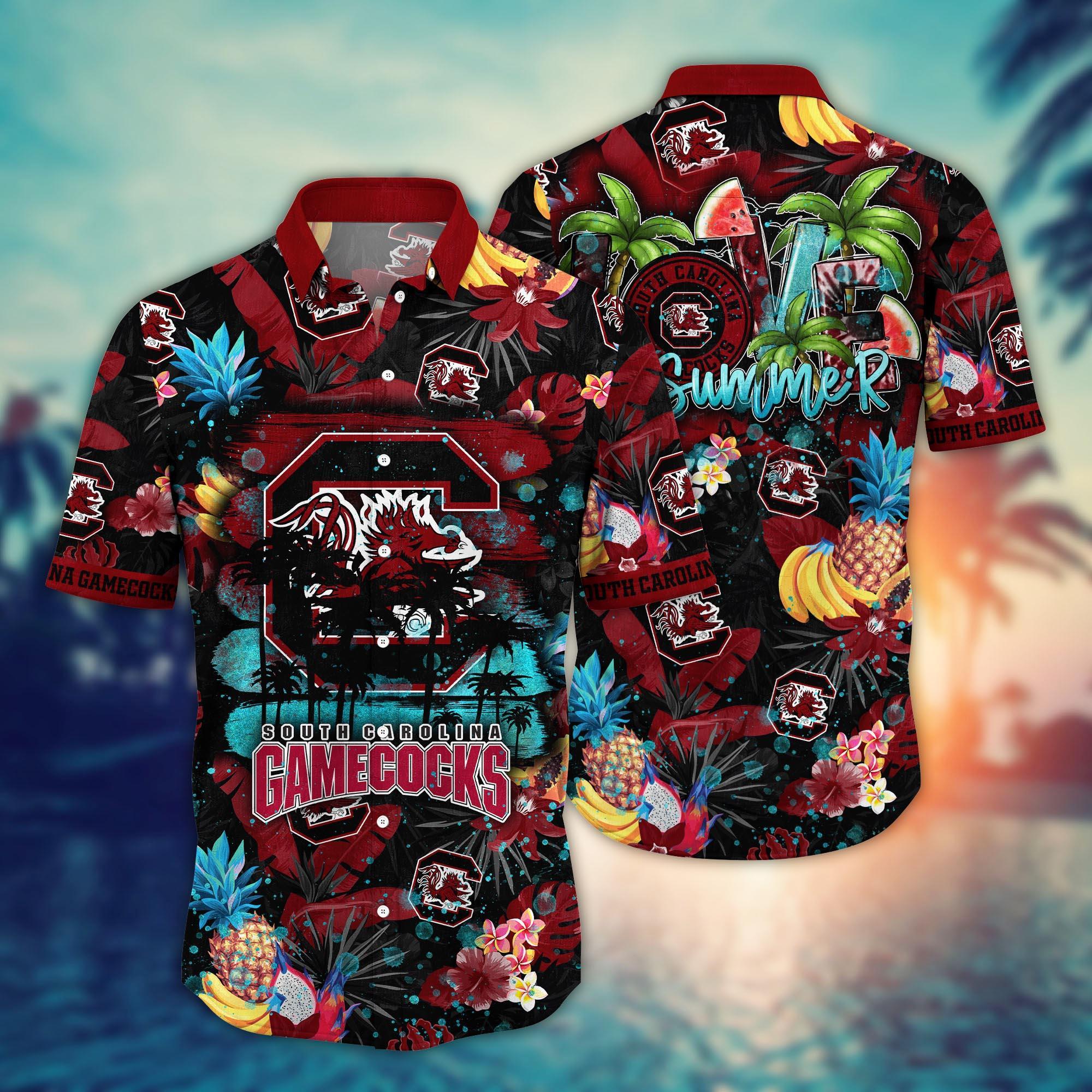 South Carolina Gamecocks NCAA Flower Hawaii Shirt For Fans Ver 13