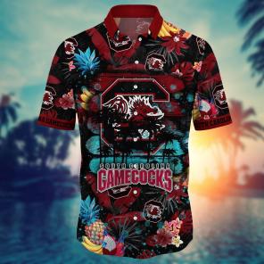 South Carolina Gamecocks NCAA Flower Hawaii Shirt For Fans Ver 13
