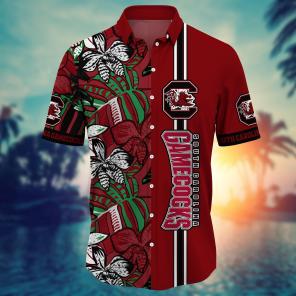 South Carolina Gamecocks NCAA Flower Hawaii Shirt For Fans Ver 14