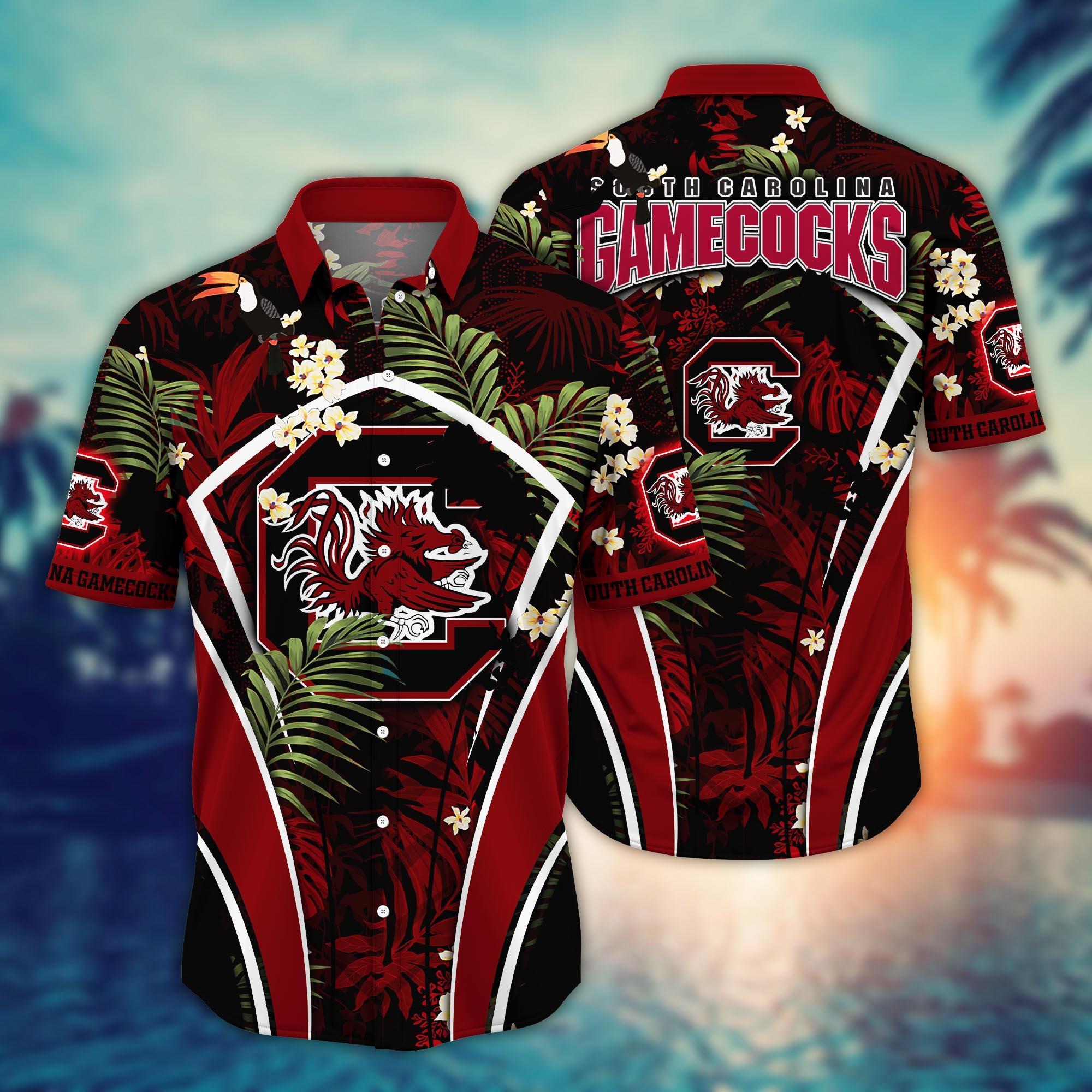 South Carolina Gamecocks NCAA Flower Hawaii Shirt For Fans Ver 15