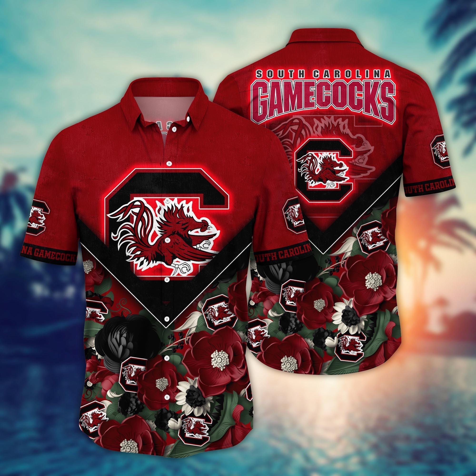 South Carolina Gamecocks NCAA Flower Hawaii Shirt For Fans Ver 19