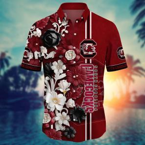 South Carolina Gamecocks NCAA Flower Hawaii Shirt For Fans Ver 24