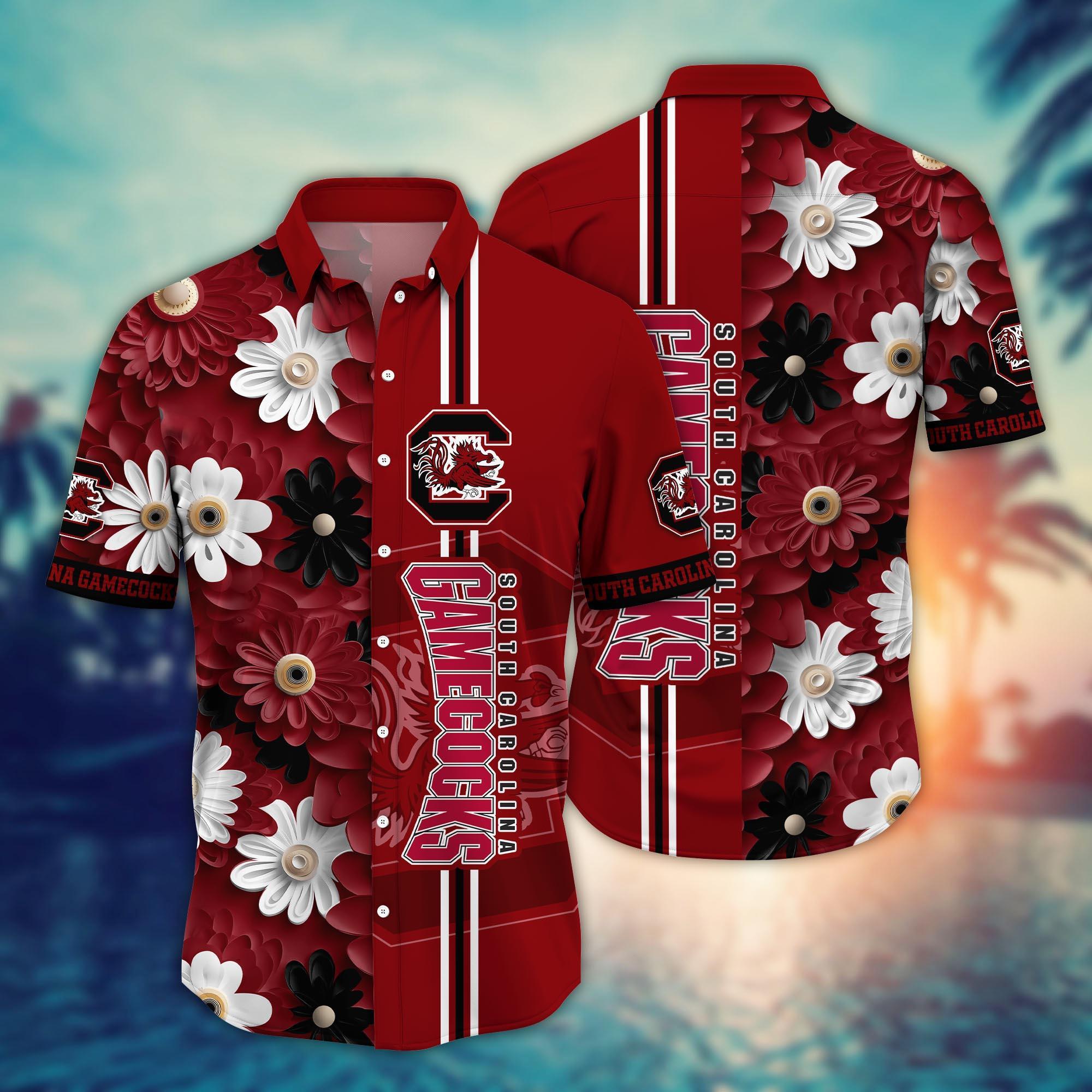 South Carolina Gamecocks NCAA Flower Hawaii Shirt For Fans Ver 25
