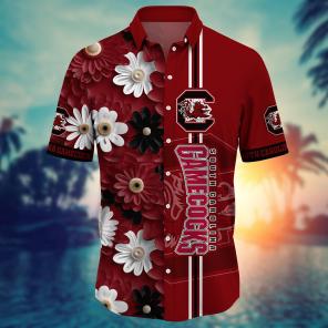 South Carolina Gamecocks NCAA Flower Hawaii Shirt For Fans Ver 25