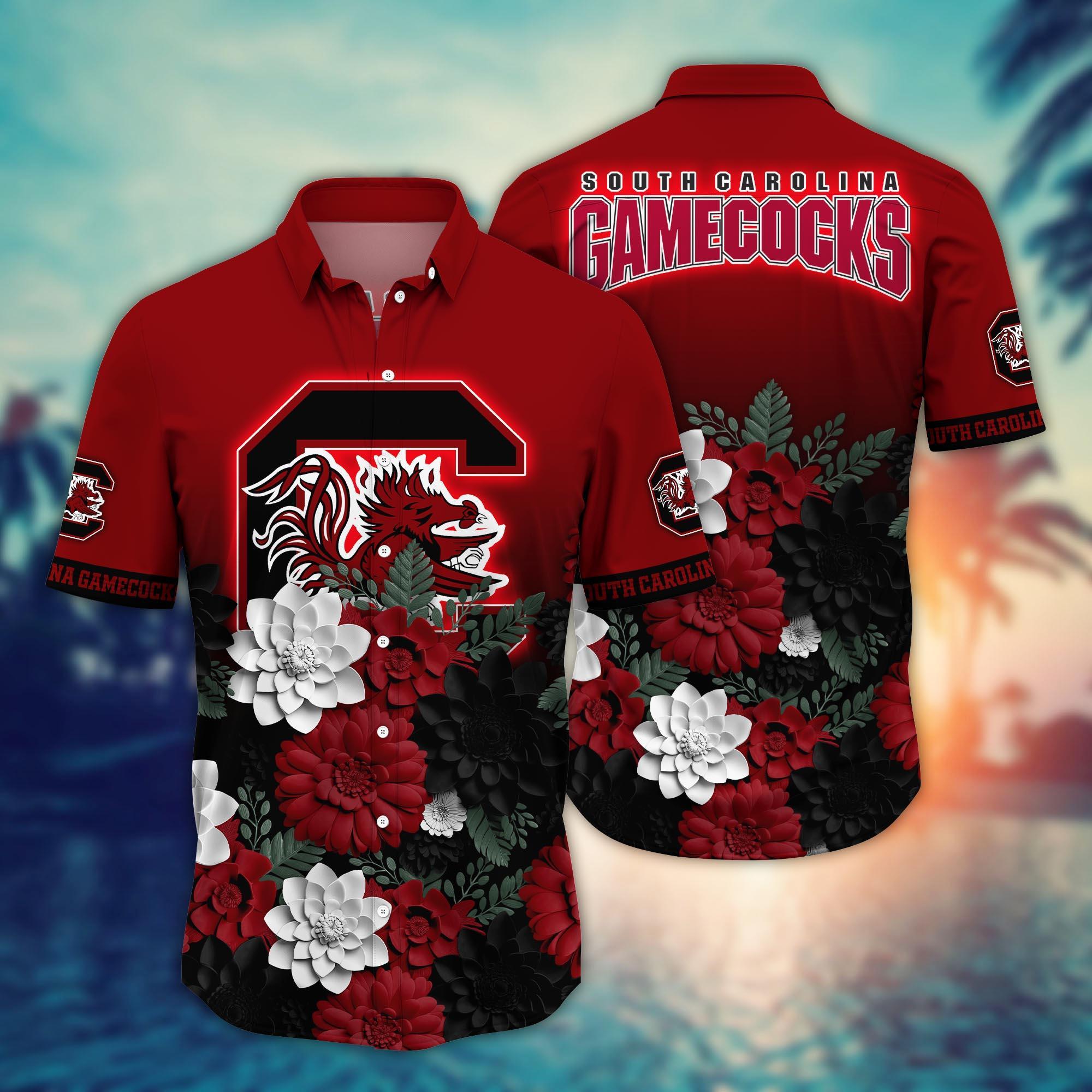 South Carolina Gamecocks NCAA Flower Hawaii Shirt For Fans Ver 28