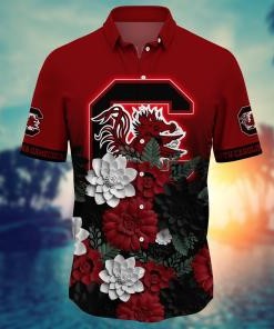 South Carolina Gamecocks NCAA Flower Hawaii Shirt For Fans Ver 28