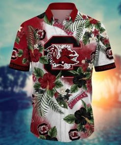 South Carolina Gamecocks NCAA Flower Hawaii Shirt For Fans Ver 29
