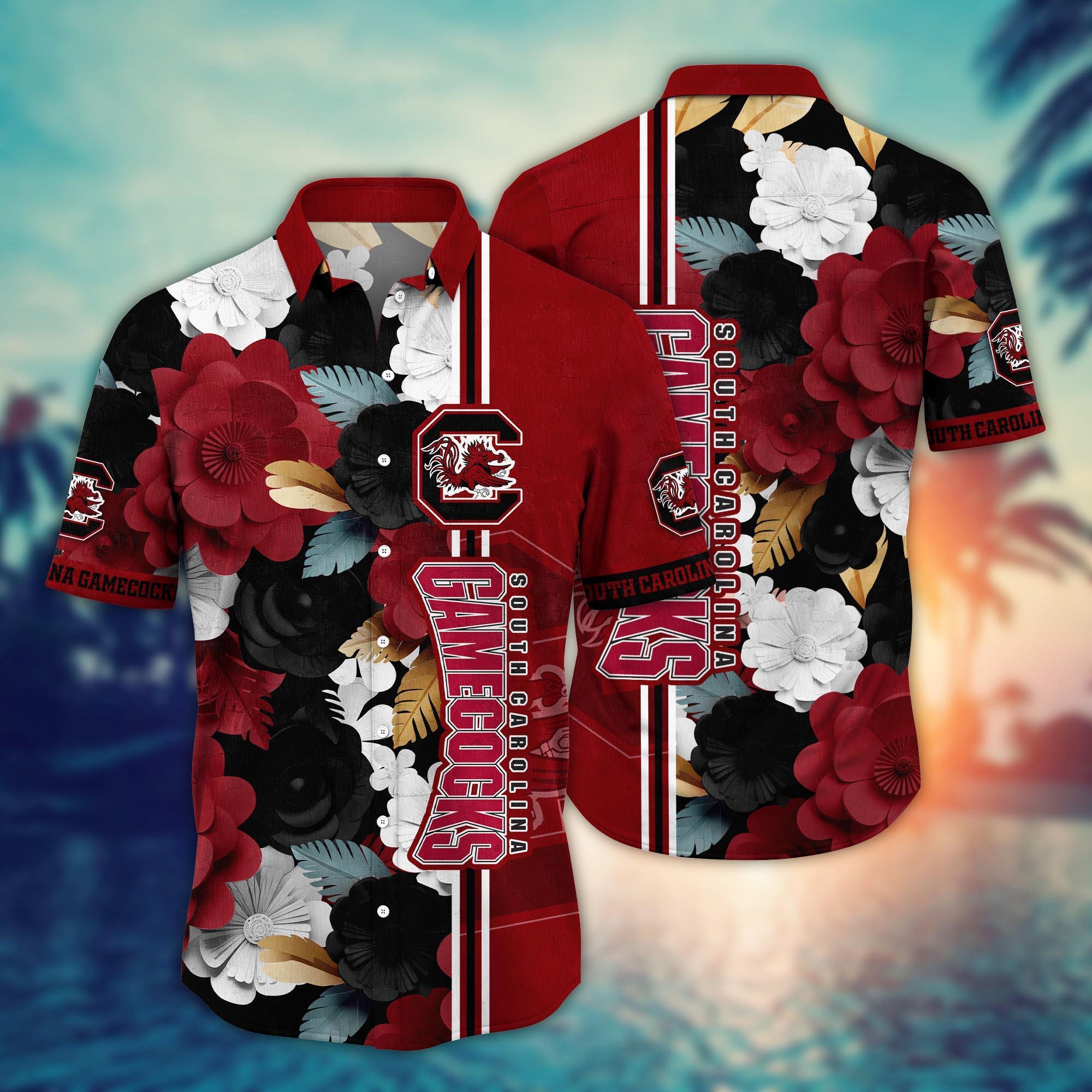 South Carolina Gamecocks NCAA Flower Hawaii Shirt For Fans Ver 36