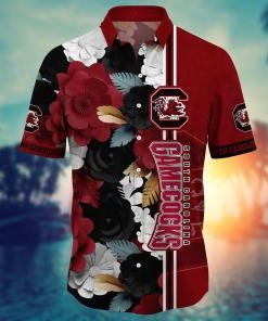 South Carolina Gamecocks NCAA Flower Hawaii Shirt For Fans Ver 36