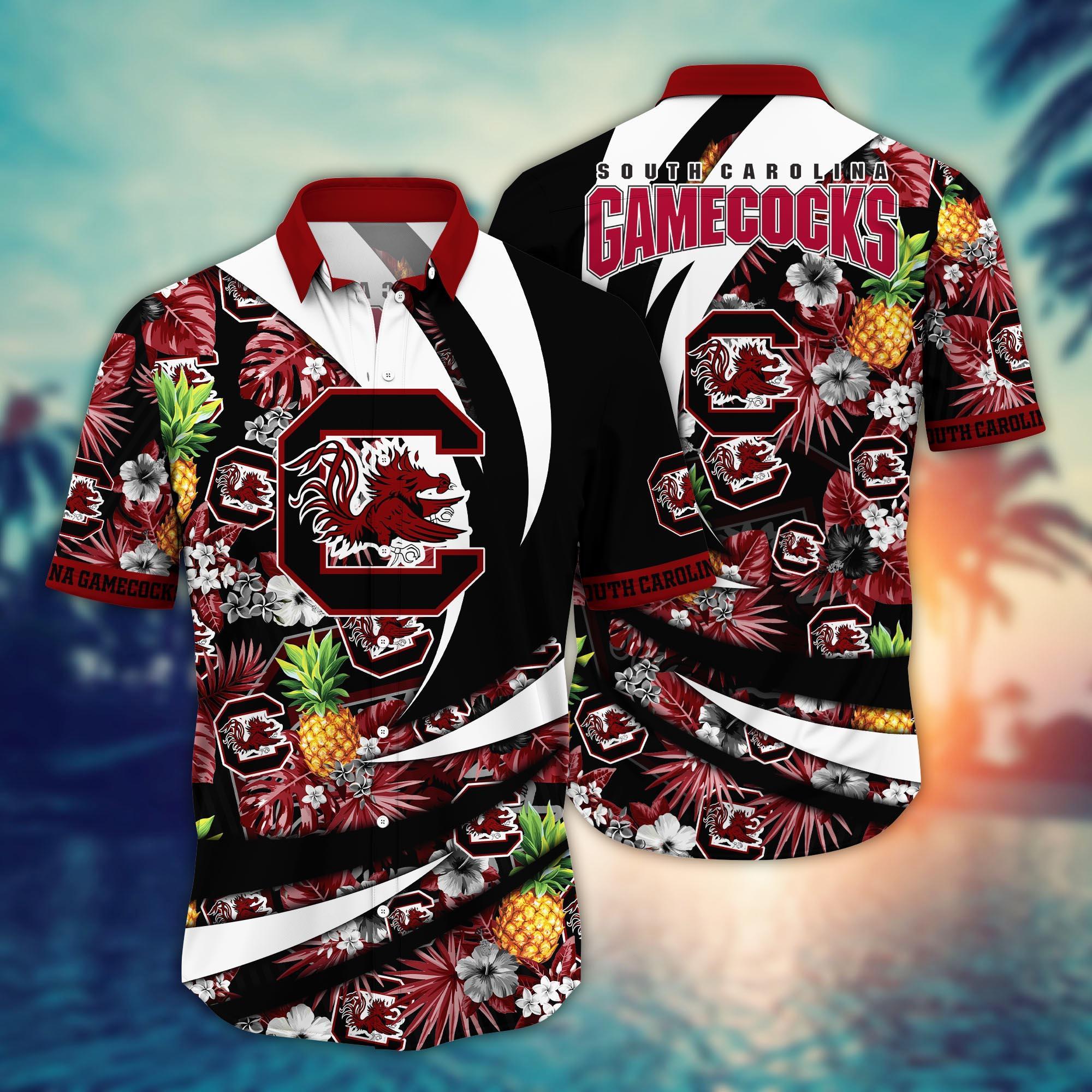 South Carolina Gamecocks NCAA Flower Hawaii Shirt For Fans Ver 6