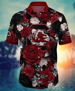 South Carolina Gamecocks NCAA Flower Hawaii Shirt For Fans Ver 7