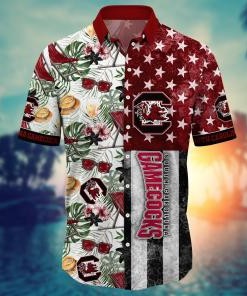 South Carolina Gamecocks NCAA Flower Hawaii Shirt For Fans Ver 8