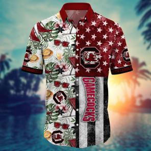 South Carolina Gamecocks NCAA Flower Hawaii Shirt For Fans Ver 8