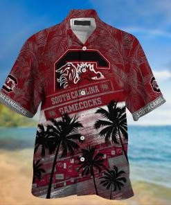 South Carolina Gamecocks NCAA Palm Tree Pattern Hawaii Shirt For Sports Fans