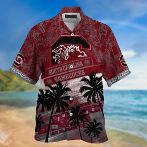 South Carolina Gamecocks NCAA Palm Tree Pattern Hawaii Shirt For Sports Fans