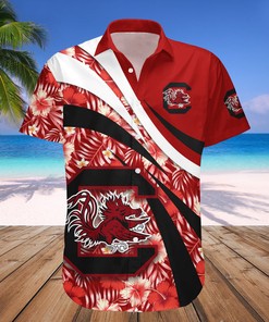 South Carolina Gamecocks Red and Black Hawaiian Shirt V9 for NCAA Fans
