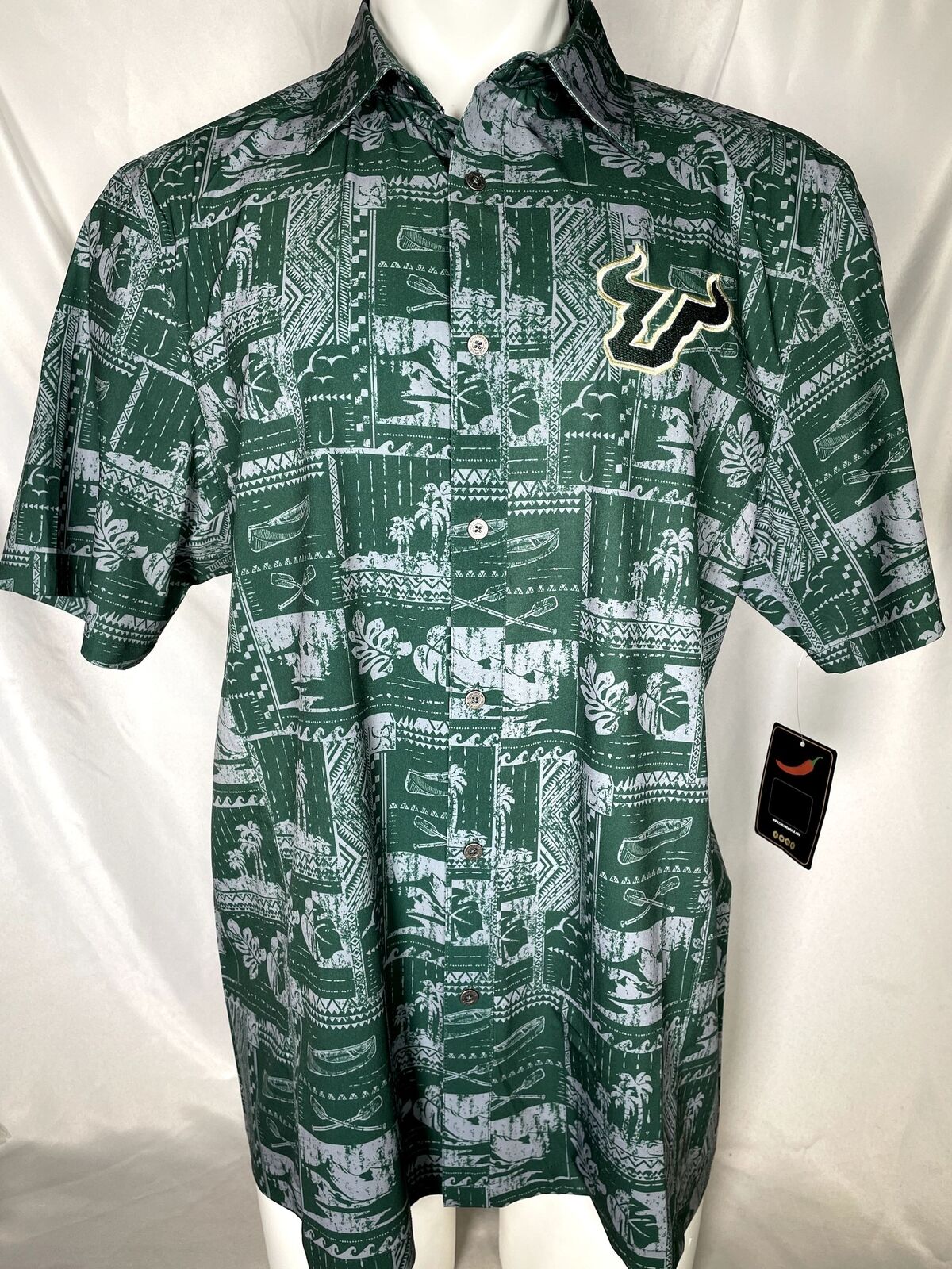 South Florida Bulls USF Hawaiian Shirt - Show Your Bull Spirit