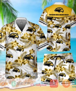 Southern Miss Golden Eagles Hawaiian Shirt And Shorts - Perfect Outfit for Fans