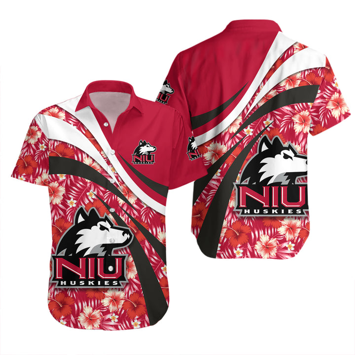 Special Red Northern Illinois Huskies NCAA Hawaiian Shirt