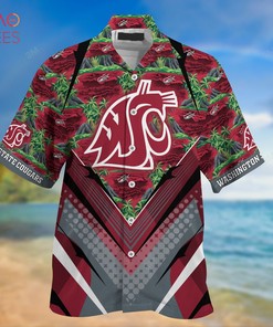 Sports Fans Stay Cool with Washington State Cougars Summer Hawaiian Shirt and Shorts