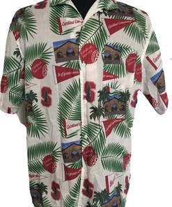 Stand Out in Style with Stanford Cardinal Hawiian Shirt and Shorts for Men!