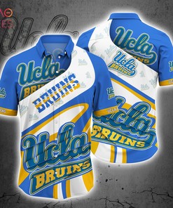 Stand Out with NCAA UCLA Bruins Blue White Hawaiian Shirt