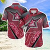 Stand Out with Washington State Cougars Red Grey Star Pattern Hawaiian Shirt 