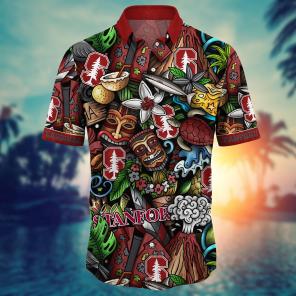 Stanford Cardinal NCAA Flower Hawaii Shirt For Fans Ver 16