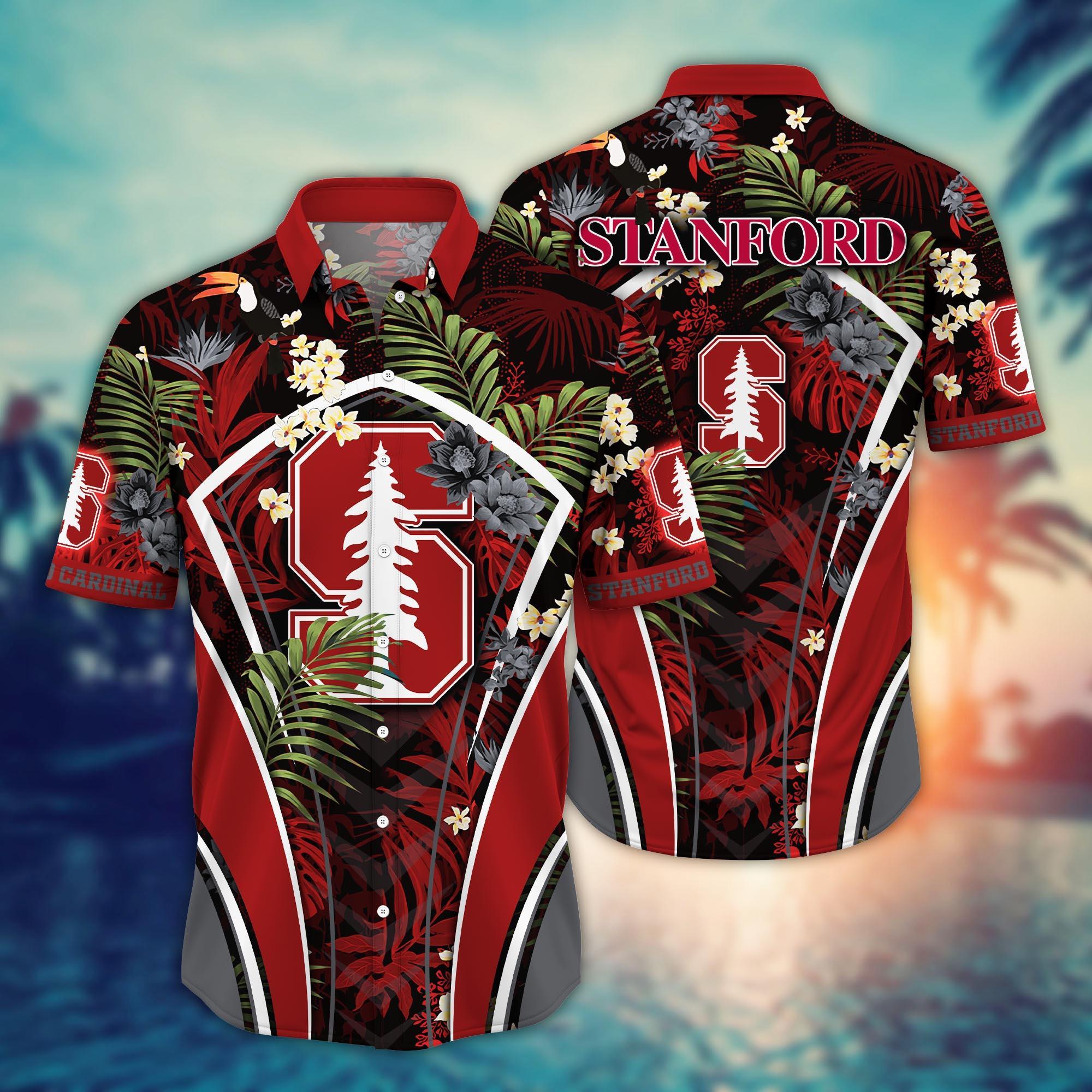 Stanford Cardinal NCAA Flower Hawaii Shirt For Fans Ver 17