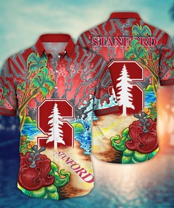 Stanford Cardinal NCAA Flower Hawaii Shirt For Fans Ver 2