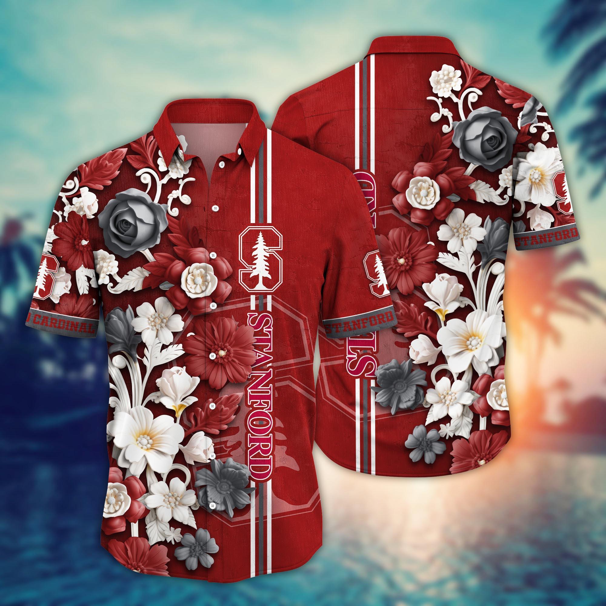 Stanford Cardinal NCAA Flower Hawaii Shirt For Fans Ver 24