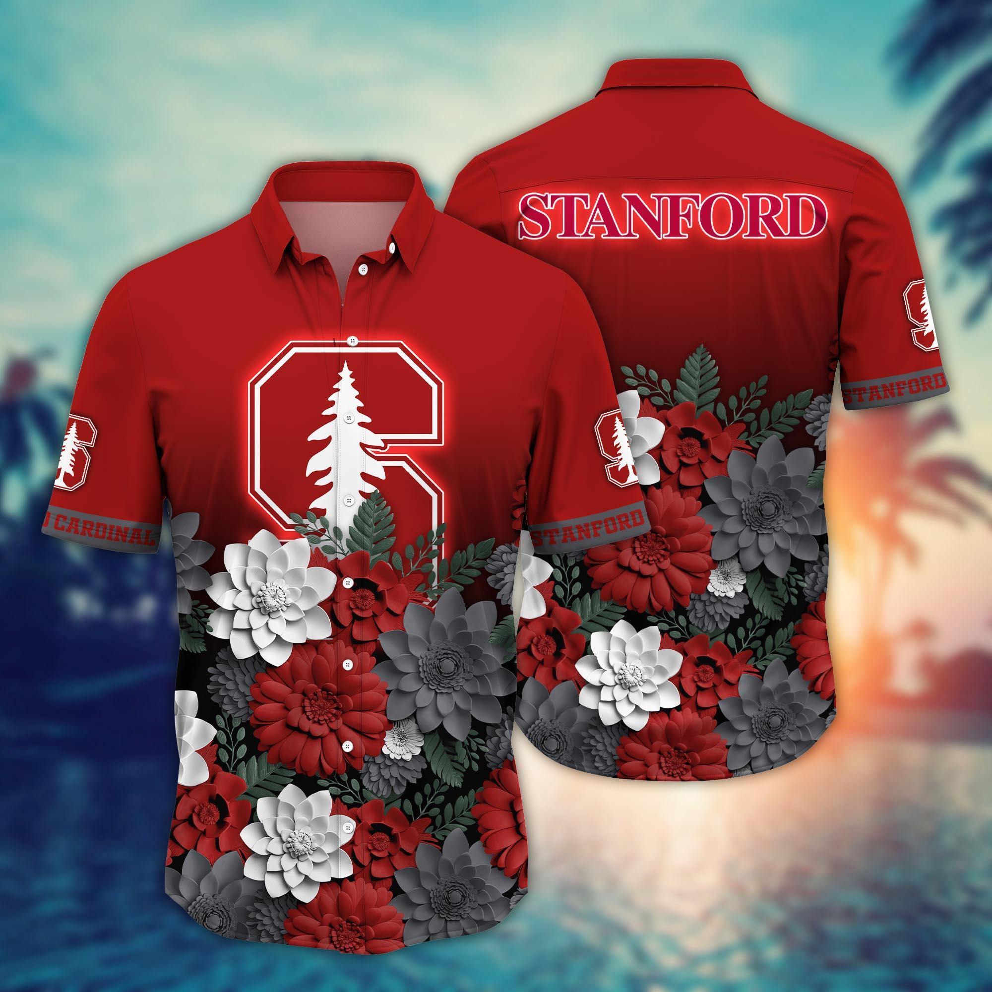 Stanford Cardinal NCAA Flower Hawaii Shirt For Fans Ver 27