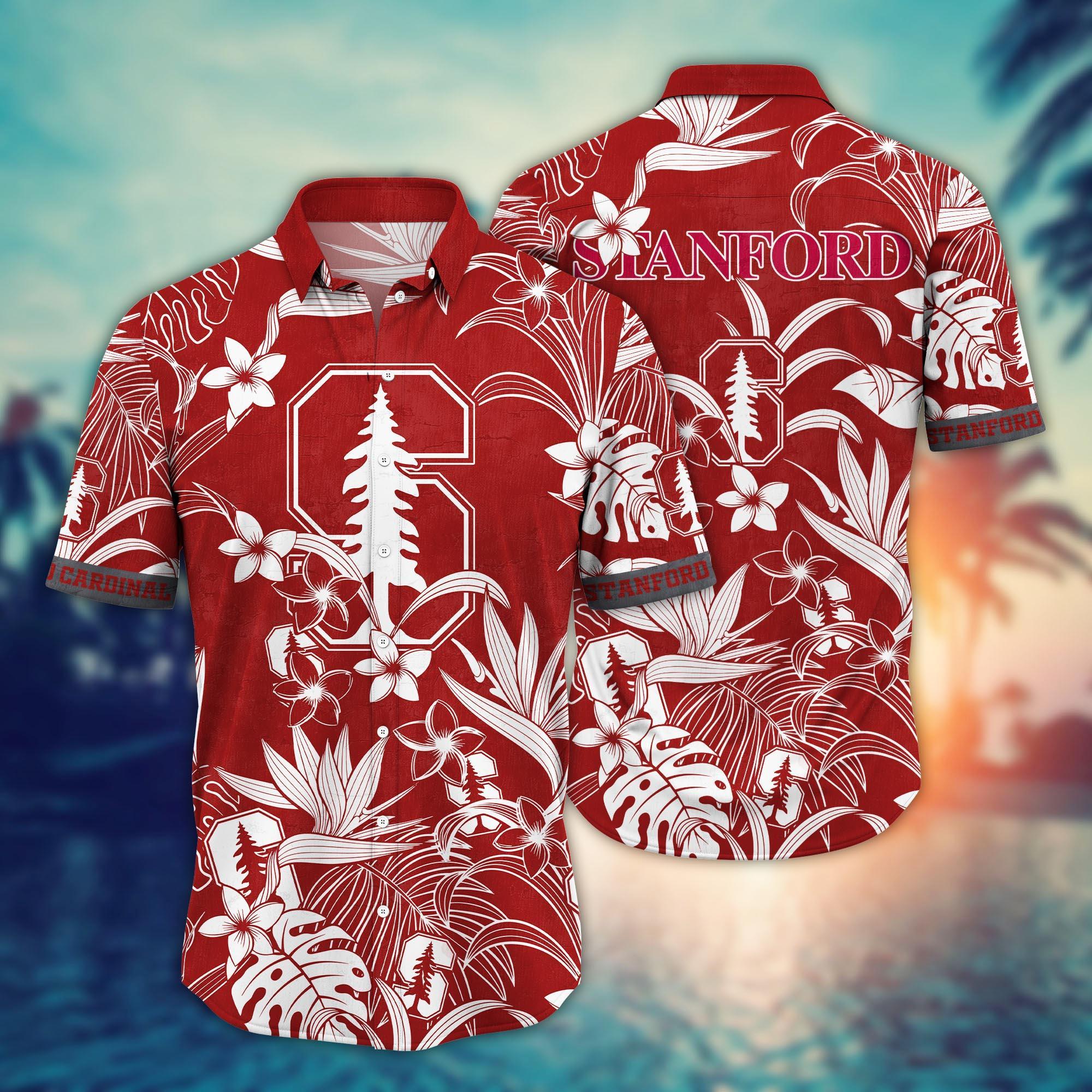 Stanford Cardinal NCAA Flower Hawaii Shirt For Fans Ver 29