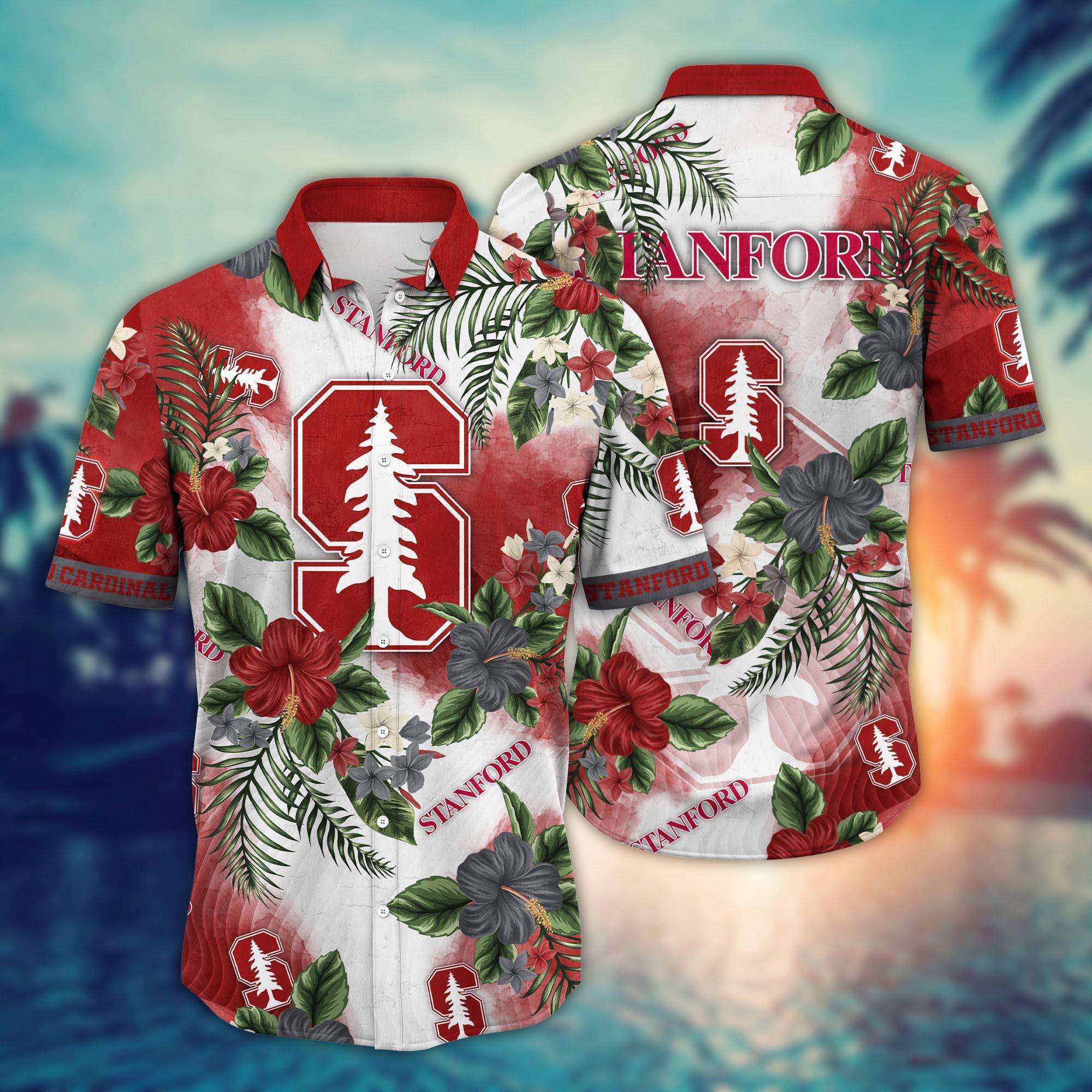 Stanford Cardinal NCAA Flower Hawaii Shirt For Fans Ver 31