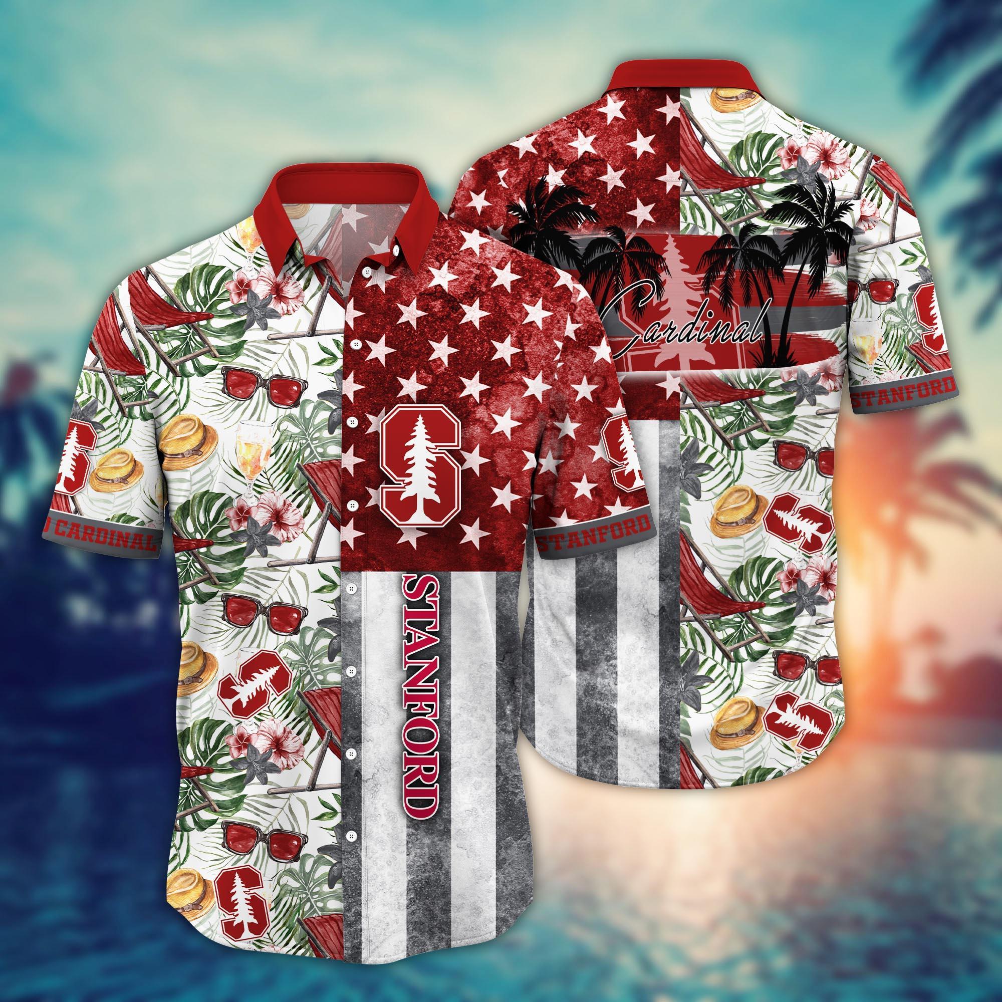 Stanford Cardinal NCAA Flower Hawaii Shirt For Fans Ver 7