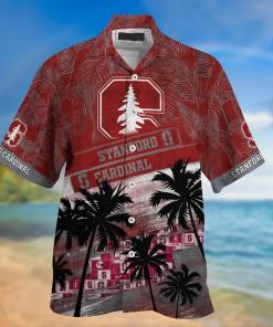 Stanford Cardinal NCAA Palm Tree Pattern Hawaii Shirt For Sports Fans