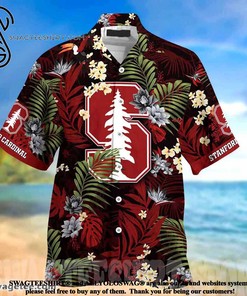 Stanford Cardinal Summer Beach Hawaiian Shirt with Bold Message 