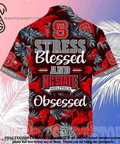 Stay Blessed and Obsessed with the High-Quality NC State Wolfpack Summer Beach Hawaiian Shirt