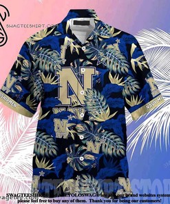 Stay Blessed and Obsessed with the High-Quality Navy Midshipmen Summer Beach Hawaiian Shirt