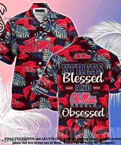 Stay Blessed and Obsessed with the High-Quality Ole Miss Rebels Summer Beach Hawaiian Shirt