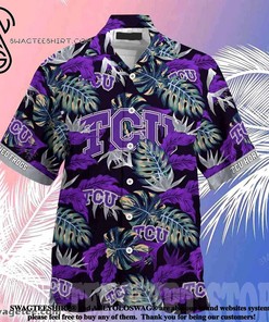 Stay Blessed and Obsessed with the High-Quality TCU Horned Frogs Summer Beach Hawaiian Shirt