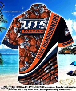 Stay Classy with Utsa Roadrunners Summer Beach Hawaiian Shirt with Tropical Flower Pattern