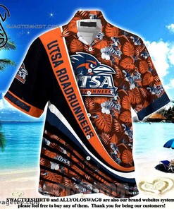 Stay Classy with Utsa Roadrunners Summer Beach Hawaiian Shirt with Tropical Flower Pattern
